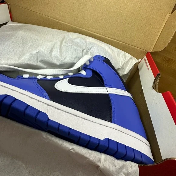 Nike Dunk High (GS) - medium blue/white NIB
